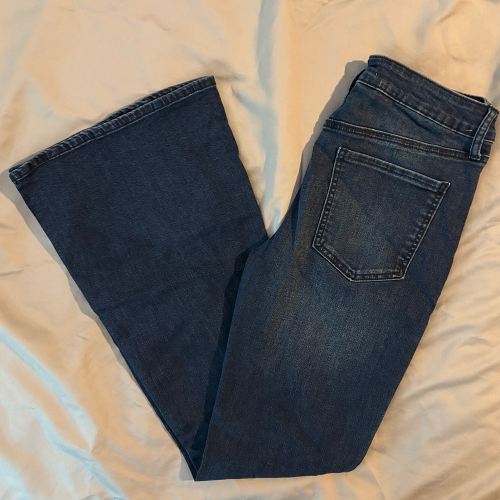 SO Blue Flare Wide Leg Jeans